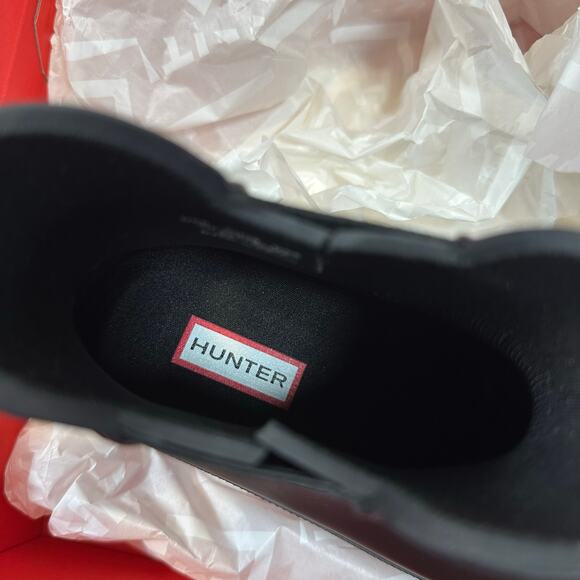 Hunter Women's Original Chelsea Rain Boots Black Size 9 - Picture 7 of 7